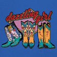 thumbnail image 3 of Dazzling Girl Women's Long Sleeve T-shirt Blessed and Lucky Cowgirl Cute South Vintage Retro American Heritage Tradition, 3 of 7