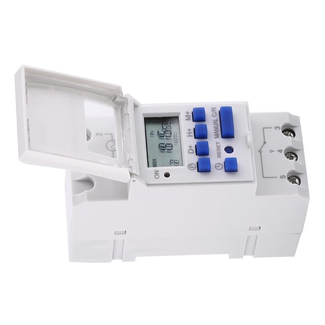 Affichage LCD Hebdomadaire Interrupteur Électronique Programmable, Minuterie 16 ON/8 pour Équipement de Production de Lampes de Rue et Plus