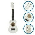 thumbnail image 3 of LOVEVER 21inch Acoustic Guitar Mini Guitar Musical Instrument Wooden Craft for Beginner Children (White), 3 of 7