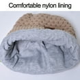thumbnail image 4 of Gorro de cola de caballo para mujer, gorro cálido de invierno con cola de cable elástico suave, gorro de moño alto desordenado MFZFUKR BST3052082-2, 4 of 5