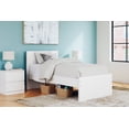 thumbnail image 4 of Signature Design by Ashley Onita Twin Panel Headboard, White Modern Minimalist Design, 4 of 4