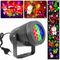 thumbnail image 2 of Lámpara LED Navidad Navidad Proyección Luz Impermeable 360 ​​Giratorio Fiesta Decoración Ndcxsfigh Para estrenar, 2 of 9