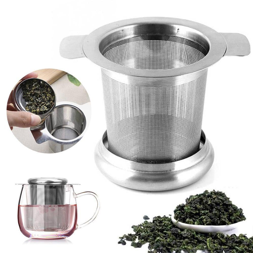 Tuelaly 150ML Thermal Cup with Tea Strainer Heat Resistant