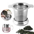 thumbnail image 5 of Stainless Steel Tea Infuser Strainer Filter Steeper for Teapot Kettle Loose Leaf Grain Tea Cups Mugs Pots, 5 of 10