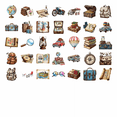 thumbnail image 4 of 35pcs Vintage Stickers Stationery Stickers Adventure Stickers PVC Sticker for Suitcase Laptops, 4 of 9