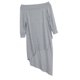 thumbnail image 1 of Mujeres Slim Fit Off-Shoulder Manga Larga Side Slit High Low T-Shirts , Multicolor, Gris S Gray S Soledad las mujeres de las tapas de los hombros, 1 of 10
