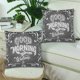 thumbnail image 2 of Fundas de Almohada ABPHQTO Good Morning And Welcome Impresión a Dos Caras 45x45 cm Juego de 2, 2 of 2