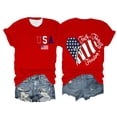 thumbnail image 3 of HEILAU 4th of July Shirts for Women Independence Day American Flag Graphic Tees Casual Short Sleeve Patriotic T Shirts Loose Summer Tops, 3 of 3