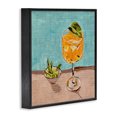 thumbnail image 3 of Stupell Industries Modern Orange Cocktails Still Life Black Framed Giclee Art, 12 x 12, by Melissa Wang, 3 of 8