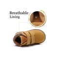 thumbnail image 3 of UKAP Chaussures de Randonnée Antidérapantes pour Garçons Bout Rond Camping Respirantes Bottes de Travail Classiques Marron 7C, 3 of 6