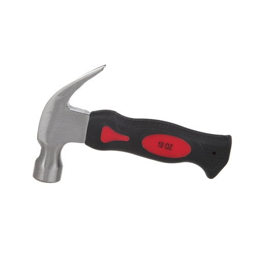 Hyper Tough TH20178J 10 Ounce Stubby Claw Hammer w Soft Grip by Test Rite Products