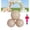 3pcs Beige, variant on Reusable Inflatable Balloon Arch Kit – Linked PVC Balloons with Elastic Bands, Quick Setup for Weddings & Parties