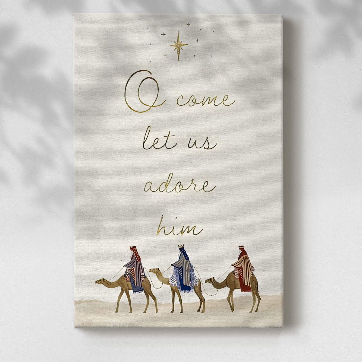 Away in a Manger Collection B- Gallery Wrapped Canvas