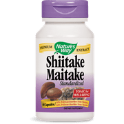 Nature's Way Shiitake?Maitake Standardized Capsule, 60 Count