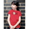 thumbnail image 2 of Love Yellow Daisy T-Shirt Juniors -Image by Shutterstock,  Large, 2 of 4