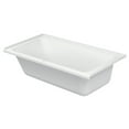 thumbnail image 5 of Duravit 700405000000090 60 x 32 in. D-Code Soaker Alcove Bathtub Right Drain, White, 5 of 7