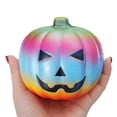 thumbnail image 5 of 10cm Colorful Pumpkin Toy Simulation Pu Bread Halloween Gifts Soft Decor Toy Original Packaging, 5 of 5