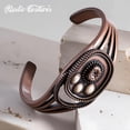 thumbnail image 4 of Brazalete Montana West RCW-02-110WH Turquesa Cuff 20x4 cm, 4 of 5