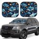 thumbnail image 1 of Fotbe Playful Whales Underwater Scene Juego de 2 Piezas de Parasoles para Parabrisas | Bloqueador Solar para Auto | Accesorios Plegables para Protección Solar Interior-Large, 1 of 6