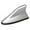 Silver, variant on Universal Car Roof Aerial Antenna Toppers for Enhanced Signal With Tape Base for Car SUV Truck Van, 16×7.8×7 cm, Red