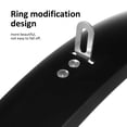 thumbnail image 5 of ibasenice 1 Set Road Bike Rear Mud Guard Black ABS Waterproof Design for Mountain Bikers, 5 of 8