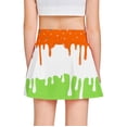 thumbnail image 5 of JAJAHO Girls Tennis Skirts Built In Shorts With Side Pockets High Waisted Ice Cream Printed Athletic Skorts 5-16Y, 5 of 5