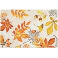 thumbnail image 2 of Fall Thanksgiving Tablecloth Tabletop Collection for Kitchen Dining Decoration Parties Harvest, Fall Leaves, Reversible Placemat Set, 12 x 18, 2 of 6