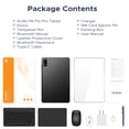thumbnail image 6 of Aorlym P12 Pro 12 inch Tablet Android 16, 12000mAh/18W, T7300 Octa-core, 2.4K 120Hz, 48GB RAM+256GB ROM/2TB TF, 5G WiFi, 4G Dual SIM, 8MP+13MP, Gemini AI, Face ID/OTG, Tablet with Keyboard and Pen, 6 of 11