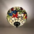 thumbnail image 3 of Enjoy Decor Lamps Tiffany 2-Light Bronze LED Pendant Lights with Stained Glass Shades, 3 of 4