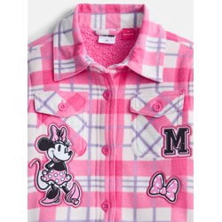 Minnie Mouse Toddler Girls Shacket with Long Sleeves, Sizes 2T-5T