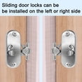 thumbnail image 4 of Degree Tumbler gate Lock gate Lock Screen Sliding barn Door Lock for Door and Window Security/Privacy ( Locks), 4 of 8