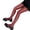 Burgundy, variant on Yokua Women Sunflower Jacquard Solid Sheer Fishnet Pantyhose Mesh Tights Stockings