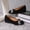 Black Upper, Black Sole, variant on BOERTEU Women Rhinestone Wedge Slip On Dress Shoes