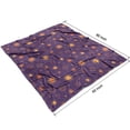 thumbnail image 4 of Purple Sun Star Circle Pattern Blanket,Comfortable Soft Flannel Throw Blanket,All Season,Warm Lightweight Blankets for Sofa Bed Couch Living Room Chair,50"x60", 4 of 4