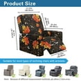 thumbnail image 3 of POLERO Autumn Maple Leaf Pattern Recliner Slipcovers 4-Pieces Lazyboy Covers Couch Chair Cover Washable Reclining with Storage Pockets Furniture Protector for Fall Living Room, 3 of 7