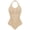Beige, variant on MANIFIQUE Women's Multi-Way Wear Tummy Control Shapewear Bodysuit, Built‑In Bra with Removable Padded Cups, Tummy Control Seamless Body Shaper
