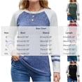 thumbnail image 3 of hotojiny Long Sleeve Shirts for Women Lightweight Sweaters Fall Outfits Color Block Winter Clothing Dressy Casual Pullover(Wine,X-Large), 3 of 7