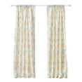 thumbnail image 3 of Greenland Home Fashions Chloe Modern Floral Curtain Panels, Set of 2, 42 W x 84 L (x2), with Tiebacks, 3 of 7