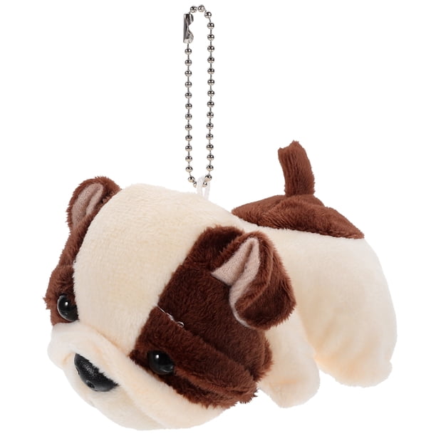 KAKOWELY Llavero de perro, llavero de peluche, llavero de animal de peluche, colgante para bolso, mochila