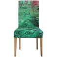 thumbnail image 2 of RYLABLUE Abstract Blue Wave Sea Design Stretch Chair Cover Protector Seat Slipcover for Dining Room Hotel Wedding Party Set of 4, 2 of 5