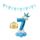 thumbnail image 3 of Columna de globos con números azules del 0 al 9 para decoración de fiestas 7, 3 of 9