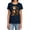 Navy, variant on Mortal Kombat Scorpion Women's T Shirt, Charcoal, Medium
