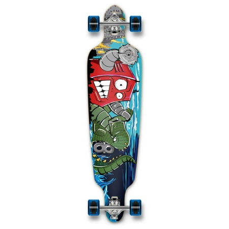 Yocaher Punked Drop Through Robot Longboard Complete