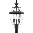 thumbnail image 1 of Quoizel Newbury Large Post Lantern in Mystic Black, 1 of 6