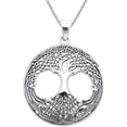 thumbnail image 5 of Jewelry Trends Sterling Silver Celtic Tree of Life Pendant Necklace 18", 5 of 8