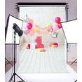 thumbnail image 2 of ABPHOTO Polyester 5x7ft Cake Smash Backdrop Girl 1st Birthday Backdrops for photography First Birthday Party Decorations Photo Background Studio Props, 2 of 4