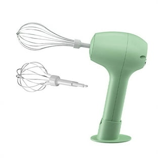 Lychee Hand Mixer Electric 7 Speeds, Portable Kitchen Handheld Blender for Easy Whipping Dough, Cream, Cakes & Whisking Egg, Green