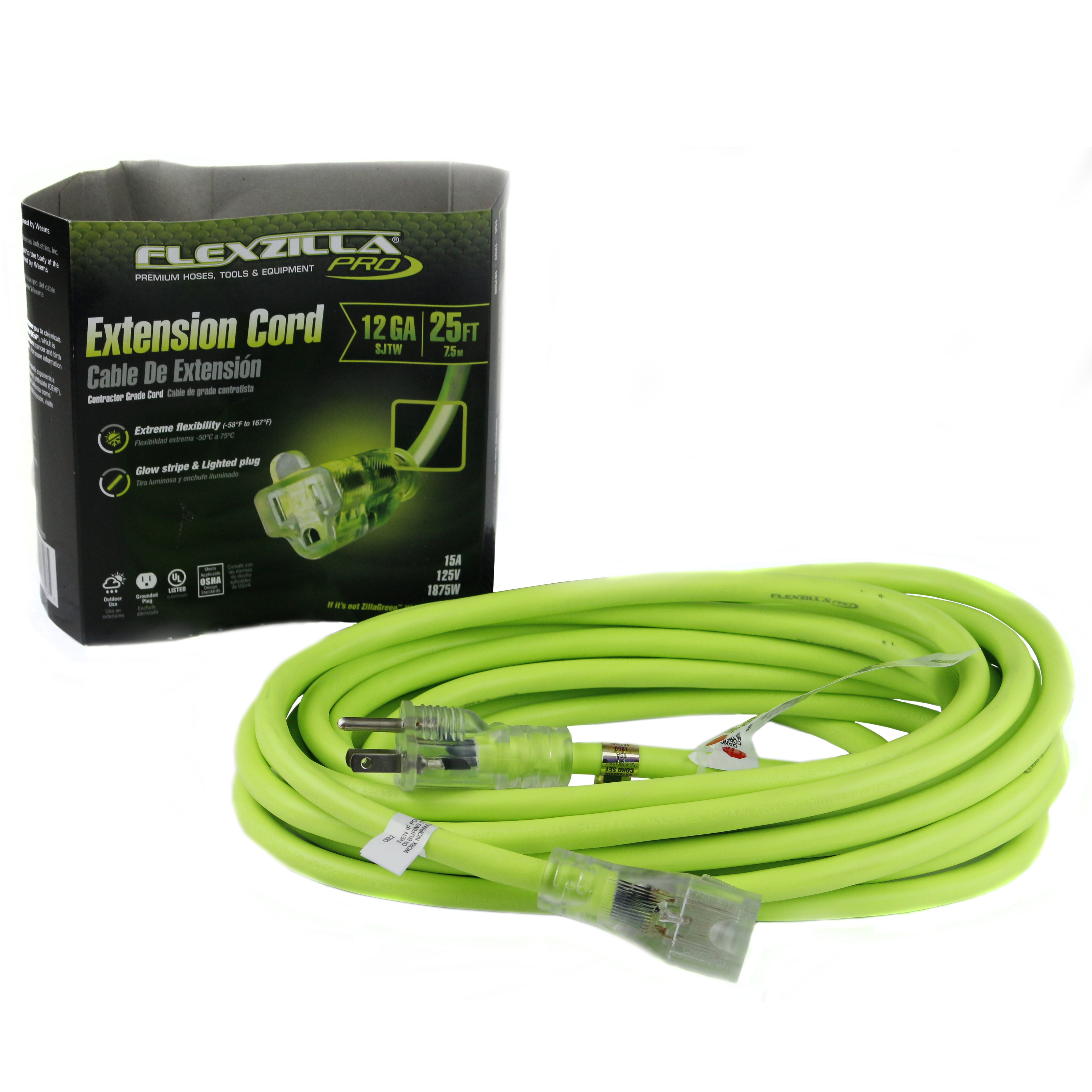 3 Outlet 12/3 Indoor/Outdoor Power Cord 25 Foot-by-Unique Product Solutions