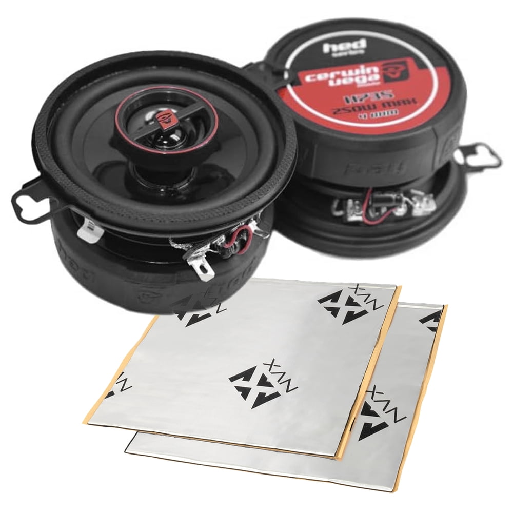 Hifonics ZS35CX Zeus 3.5” Coaxial Speaker BLACK Vehicle Component