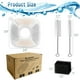 thumbnail image 3 of Filtros de Repuesto OPISICEN para Fuente de Agua VEKEN Blanca de 2.8 L para Gatos y Perros, 3 of 6